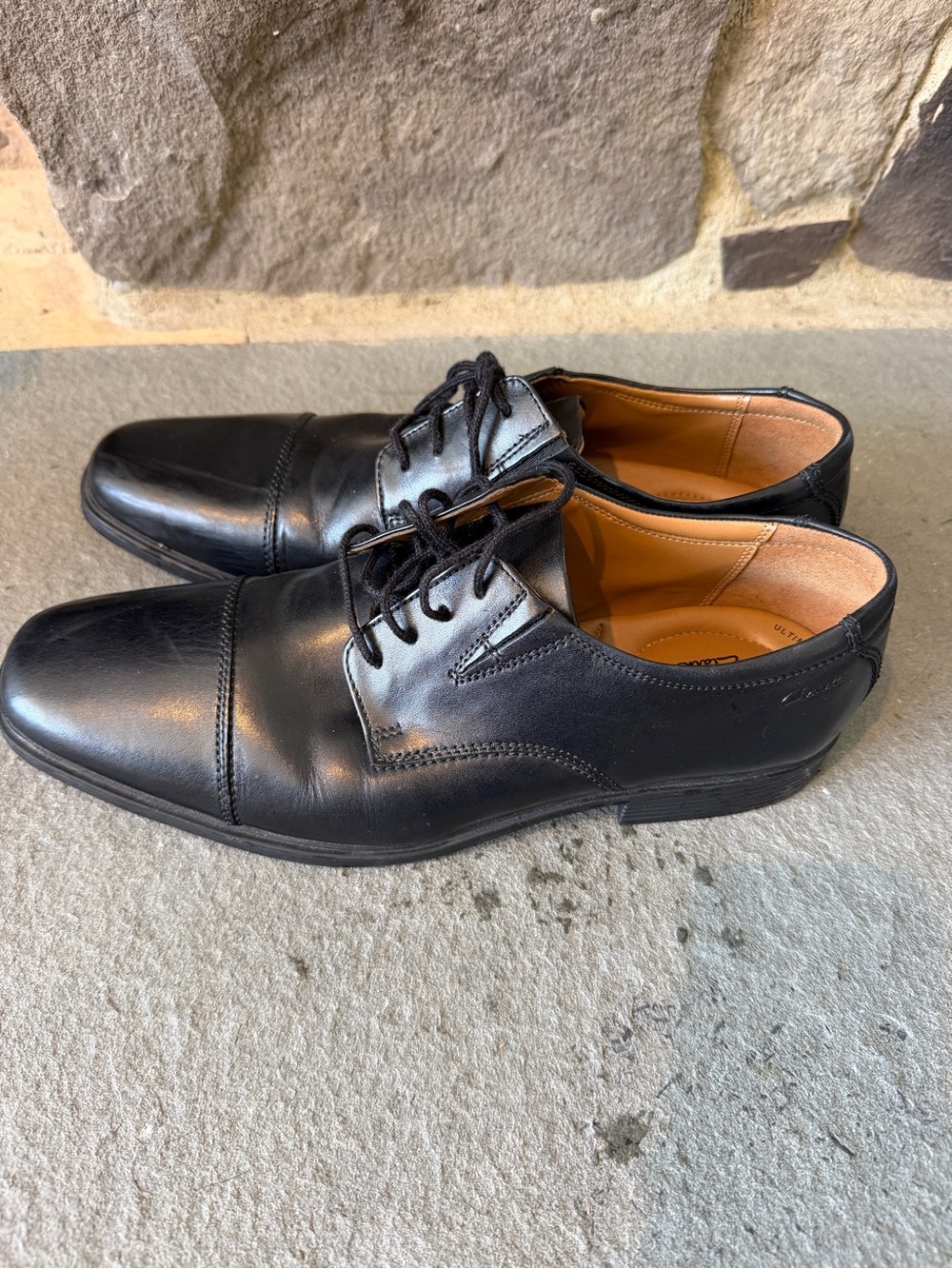 Clark’s Collection Black Men's Lace-Up Dress Shoes